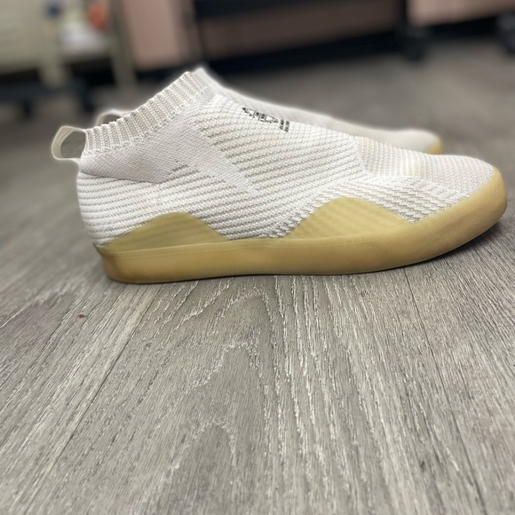 Adidas 3ST.002 Primeknit 'Cloud White' sneakers gum rubber outsole men’s size 8 - Picture 6 of 11